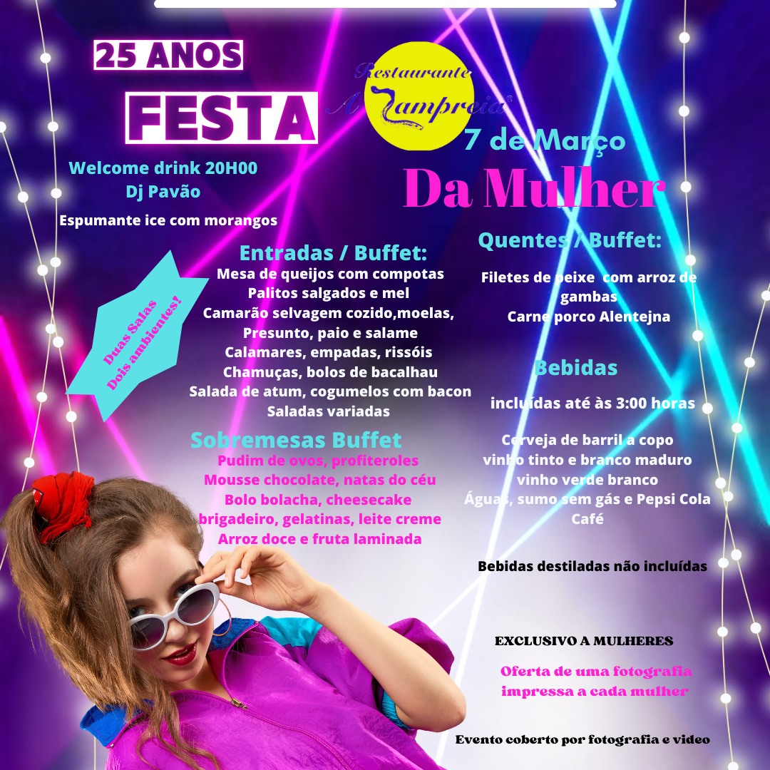 Festa da Mulher Celebração dos 25 Anos